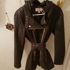 MK HOODED PEA COAT PERFECT FOR FALL